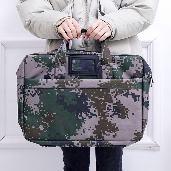 2020 new fashion camouflage lapbag 14' inch men women business handbag stylish briefcase multi-layer space messenger bag
2020 new fashion camouflage lapbag 14' inch men women business handbag stylish briefcase multi-layer space messenger bag