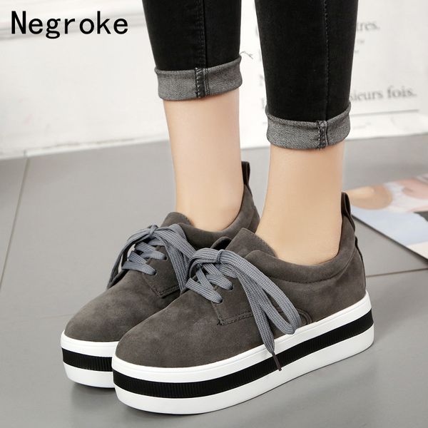 creepers shoes woman platform flat shoes 2019 women flats lace-up female thick heels autumn winter moccasins casual, Black
creepers shoes woman platform flat shoes 2019 women flats lace-up female thick heels autumn winter moccasins casual, Black