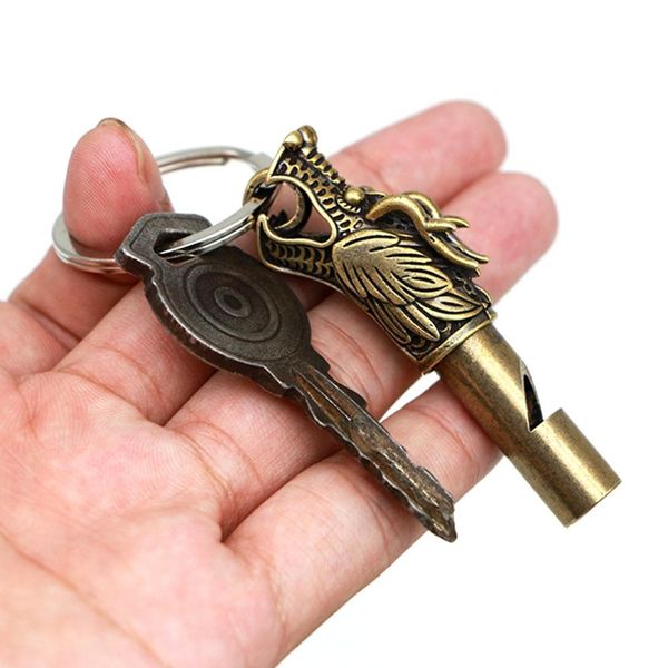 emergency survival portable brass dragon statue pattern whistle high decibel edc whistle keychain camp equipment outdoor tool
emergency survival portable brass dragon statue pattern whistle high decibel edc whistle keychain camp equipment outdoor tool