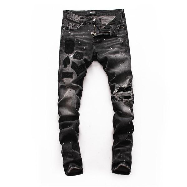 дизайнер мужские джинсы рипы stretch узкие джинсы модельер slim fit омывается motocycle джинсовые брюки хип-хоп панелями дизайнер брюки, Blue
дизайнер мужские джинсы рипы stretch узкие джинсы модельер slim fit омывается motocycle джинсовые брюки хип-хоп панелями дизайнер брюки, Blue