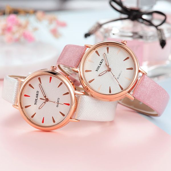 simple style watches women fashion pink leather watch ladies casual wrist watch female quartz clock montre 2019, Slivery;brown
simple style watches women fashion pink leather watch ladies casual wrist watch female quartz clock montre 2019, Slivery;brown