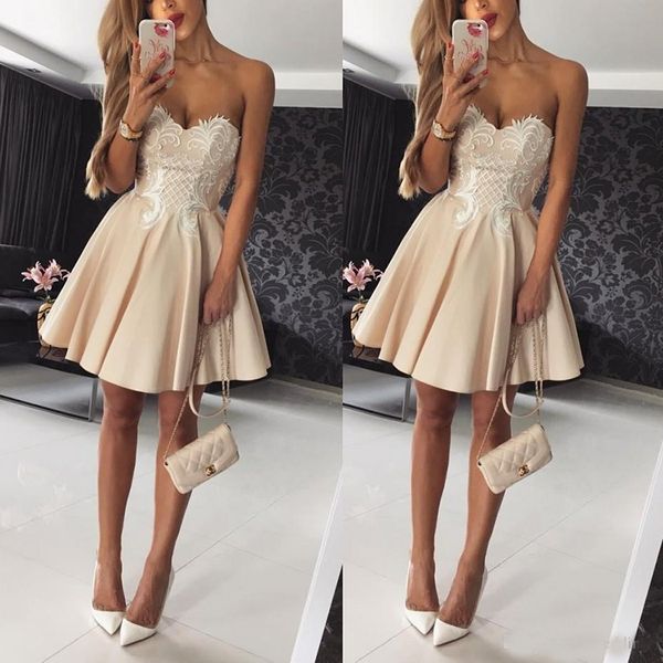 Sexy Sweetheart Homecoming Dresses 2019 Satin Pleats A Line Cocktail Party Dresses Gowns Special Occasion Dresses
Sexy Sweetheart Homecoming Dresses 2019 Satin Pleats A Line Cocktail Party Dresses Gowns Special Occasion Dresses