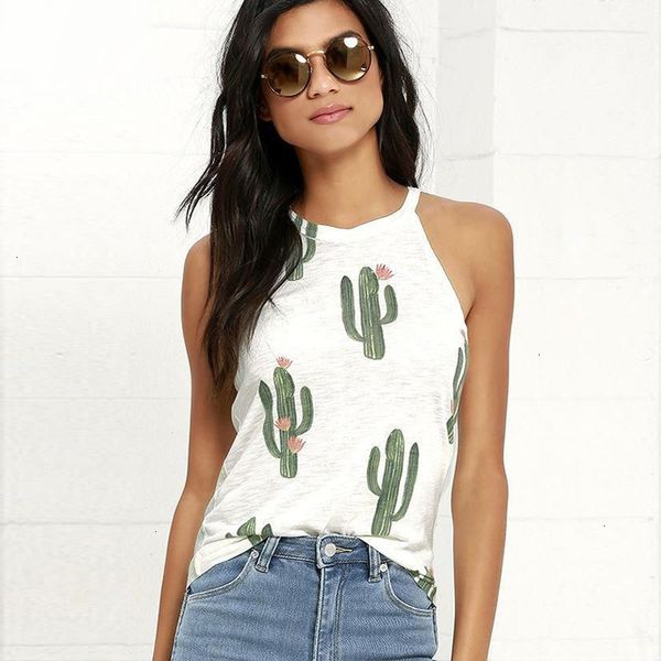 2019 summer cactus print women t shirt casual halter print harajuku woman tshirt tees female shirts camiseta womens, White
2019 summer cactus print women t shirt casual halter print harajuku woman tshirt tees female shirts camiseta womens, White