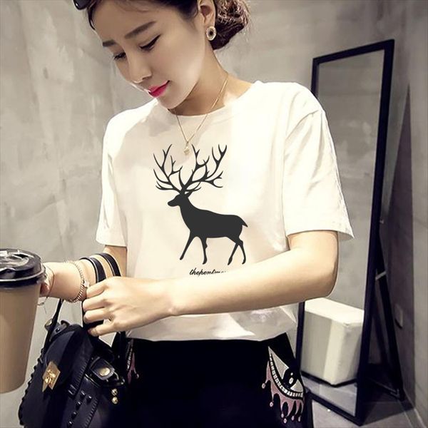 2020 loose sika deer student base 2020 loose sika deer t- women's t-shirt dress student base shirt women's dress, White
2020 loose sika deer student base 2020 loose sika deer t- women's t-shirt dress student base shirt women's dress, White