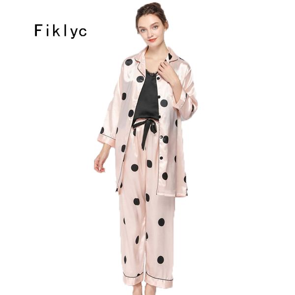 fiklyc underwear three pieces women's bathrobes + + long pants female pajamas sets 2020 v neck pyjamas mujer femme nighties, Black;red
fiklyc underwear three pieces women's bathrobes + + long pants female pajamas sets 2020 v neck pyjamas mujer femme nighties, Black;red