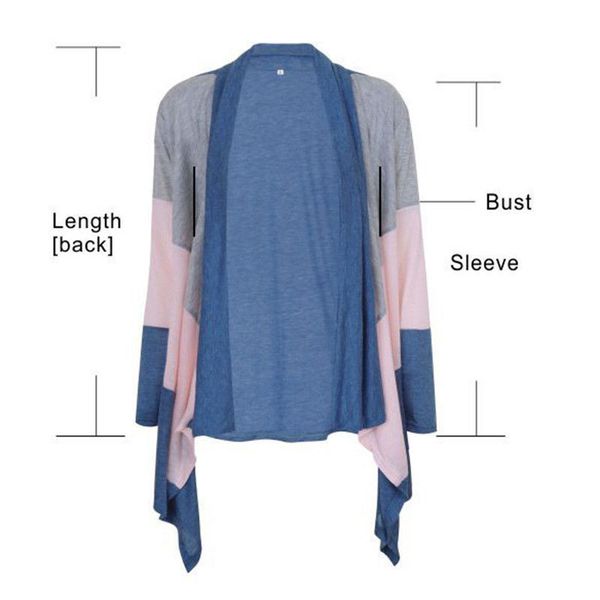 stylish new arrival women cardigan long sleeve patchwork solid shirts casual open front waterfall blouse shirt costume s l xl, White
stylish new arrival women cardigan long sleeve patchwork solid shirts casual open front waterfall blouse shirt costume s l xl, White