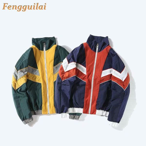 winter men jackets clothes vintage multicolor color block patchwork windbreaker jackets autumn hip hop streetwear neutral casual, Black;brown
winter men jackets clothes vintage multicolor color block patchwork windbreaker jackets autumn hip hop streetwear neutral casual, Black;brown