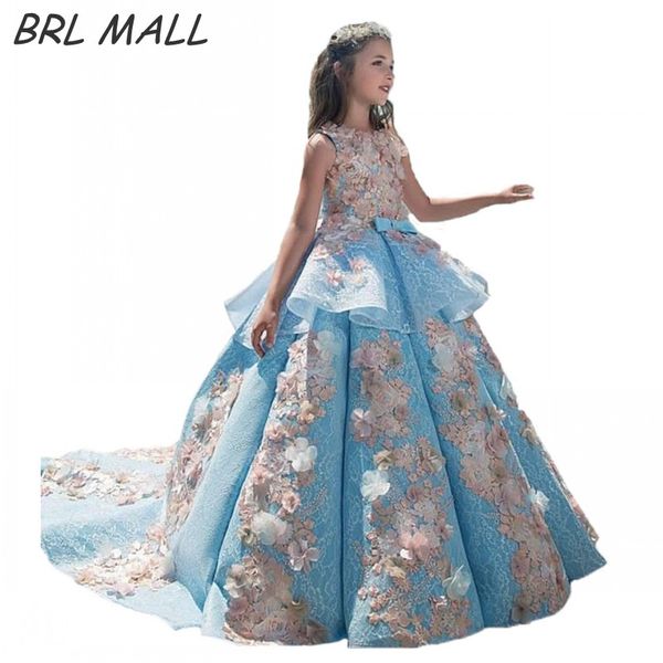 gorgeous 2018 sky blue flower girl dresses ball gown 3d flowers beautiful girls pageant dress first communion dresses for girls, Red;yellow
gorgeous 2018 sky blue flower girl dresses ball gown 3d flowers beautiful girls pageant dress first communion dresses for girls, Red;yellow