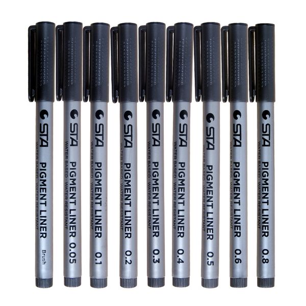 art marker pen различные размеры наконечника черный пигментный лайнер на водной основе для рисования живопись почерк канцелярские принадлежн
art marker pen различные размеры наконечника черный пигментный лайнер на водной основе для рисования живопись почерк канцелярские принадлежн