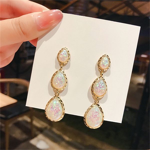 2 pcs/set women earrings fashion water drop gems long pendant personality earring boho retro party jewelry gift accessories, Golden;silver
2 pcs/set women earrings fashion water drop gems long pendant personality earring boho retro party jewelry gift accessories, Golden;silver