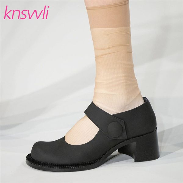 new mary jane shoes woman chunky high heels round toe women pumps black genuine leather retro buckle strap zapatos de mujer
new mary jane shoes woman chunky high heels round toe women pumps black genuine leather retro buckle strap zapatos de mujer