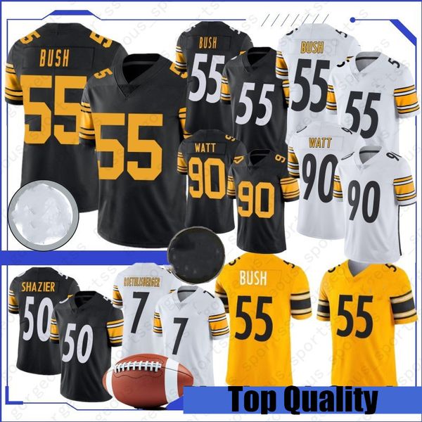 55 devin bush jersey 19 juju smith-schuster 7 ben roethlisberger 90 t.j. watt 30 james connererseys stitched new jerseys, Black;red
55 devin bush jersey 19 juju smith-schuster 7 ben roethlisberger 90 t.j. watt 30 james connererseys stitched new jerseys, Black;red