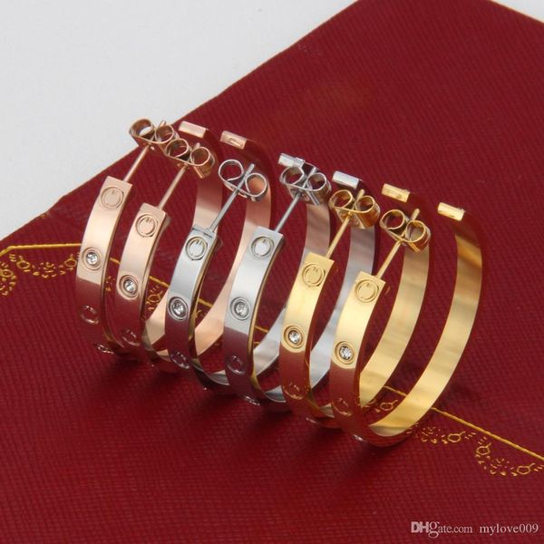 2018 brand fashion stainless steel big screw earrings silver rose gold stud love earrigns for women lovers cool punk jewelry, Golden;silver
2018 brand fashion stainless steel big screw earrings silver rose gold stud love earrigns for women lovers cool punk jewelry, Golden;silver