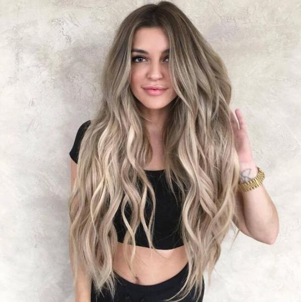 the est ladies long curly hair wigs europe and america cosplay ombre color anime wig new synthetic fiber hair wig for women, Black
the est ladies long curly hair wigs europe and america cosplay ombre color anime wig new synthetic fiber hair wig for women, Black