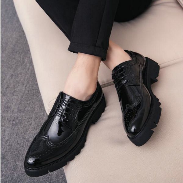 leather fashion concise men business pointy black shoes formal wedding basic shoes men dress 559hj8
leather fashion concise men business pointy black shoes formal wedding basic shoes men dress 559hj8