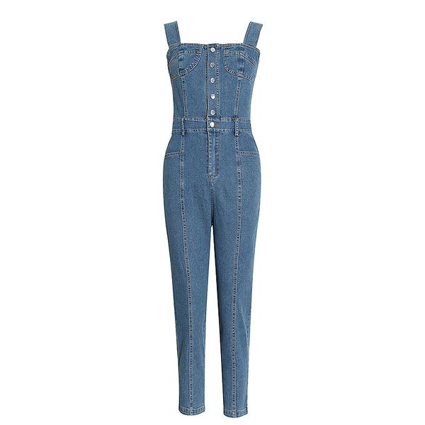 women pants spring/summer 2020 new jumpsuit fashion pleated strap high waist denim jumpsuit trousers, Black;white
women pants spring/summer 2020 new jumpsuit fashion pleated strap high waist denim jumpsuit trousers, Black;white