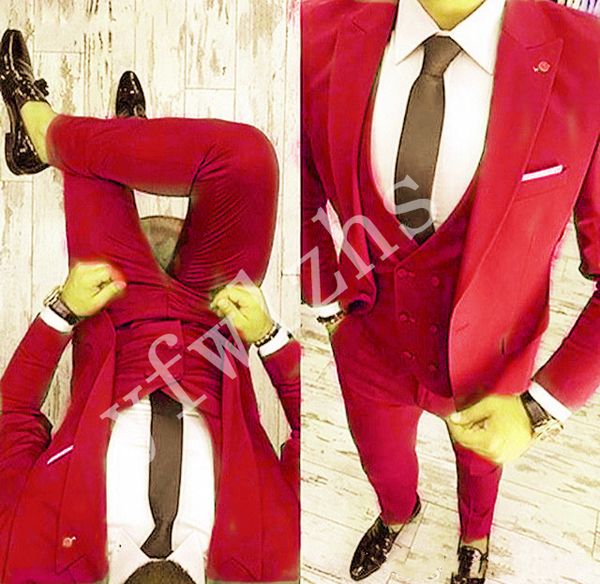 one button handsome peak lapel groom tuxedos men suits wedding/prom/dinner man blazer(jacket+pants+tie+vest) w113, Black;gray
one button handsome peak lapel groom tuxedos men suits wedding/prom/dinner man blazer(jacket+pants+tie+vest) w113, Black;gray