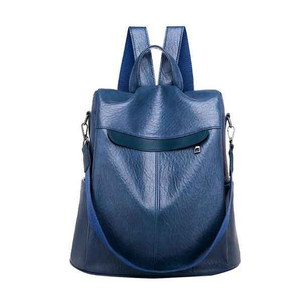 women's fashion backpack soft leather waterproof anti-theft school bags leisure travel backpack for teenage college 0226
women's fashion backpack soft leather waterproof anti-theft school bags leisure travel backpack for teenage college 0226