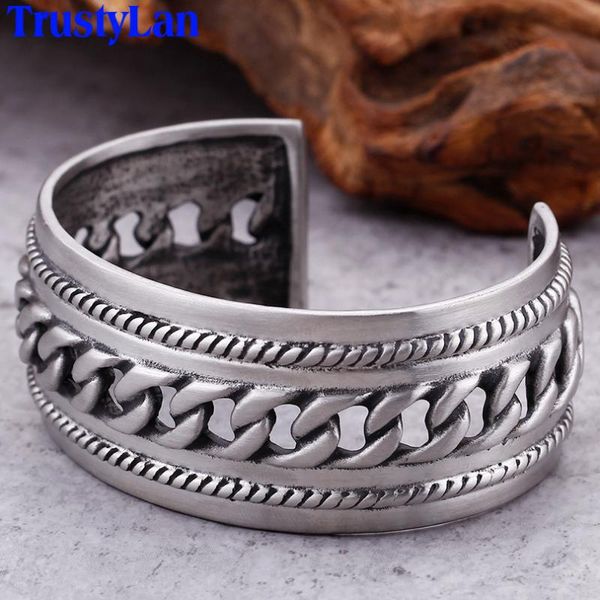 punk rock 28mm wide open bangles & bracelets for men chain link style male stainless steel jewelry man wrist strap, Black
punk rock 28mm wide open bangles & bracelets for men chain link style male stainless steel jewelry man wrist strap, Black