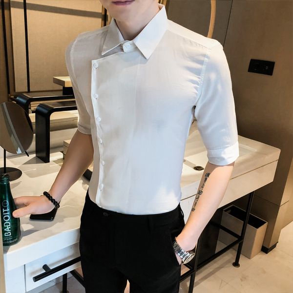 black shirts mens wedding dress shirts mens white plain for asymmetric vintage 2020 summer clothing social, White;black
black shirts mens wedding dress shirts mens white plain for asymmetric vintage 2020 summer clothing social, White;black
