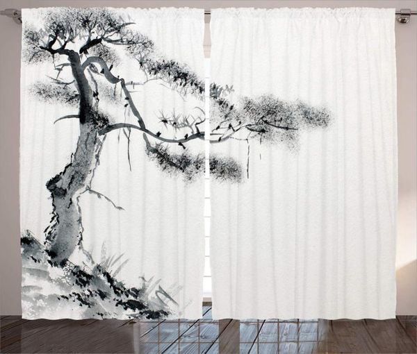 asian curtains lone pine on mountain slope art traditional chinese painting style oriental culture living room bedroom window
asian curtains lone pine on mountain slope art traditional chinese painting style oriental culture living room bedroom window