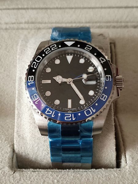 limited ed new sale mens sports wristwatch blue black ceramic bezel stainless steel 116710blnr 40mm automatic gmt movement folding mech, Slivery;brown
limited ed new sale mens sports wristwatch blue black ceramic bezel stainless steel 116710blnr 40mm automatic gmt movement folding mech, Slivery;brown