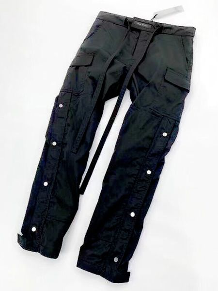 2019ss new zipped ankle track justin bieber fear of god fog pants oversized men women fg zipper drawstring joggers designer, Black
2019ss new zipped ankle track justin bieber fear of god fog pants oversized men women fg zipper drawstring joggers designer, Black