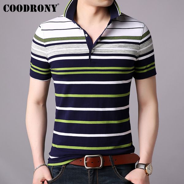 coodrony short sleeve t shirt men business casual turn-down collar men's shirt 2019 spring summer t-shirt men striped s95023, White;black
coodrony short sleeve t shirt men business casual turn-down collar men's shirt 2019 spring summer t-shirt men striped s95023, White;black