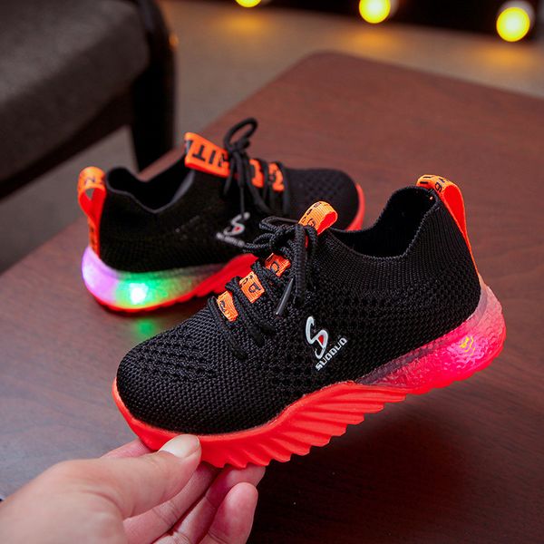 new children luminous shoes boys girls letter sport run sneakers casual shoes kids mesh sport girl led light, Black
new children luminous shoes boys girls letter sport run sneakers casual shoes kids mesh sport girl led light, Black