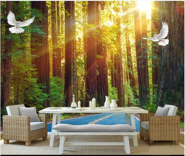 3d mural wallpaper custom p forest landscape tree-lined road living room sofa tv background household landscape wall tapestry 3d
3d mural wallpaper custom p forest landscape tree-lined road living room sofa tv background household landscape wall tapestry 3d
