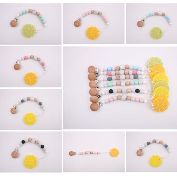 new baby toy baby pacifier clip colorful lemon suit toddler little gift