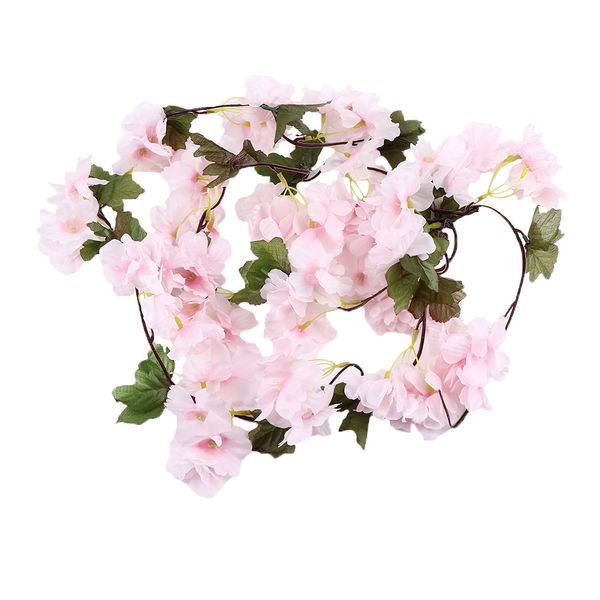 230cm artificial cherry blossoms flower vines party supplies silk sakura flower rattan wall hanging garland wreath
230cm artificial cherry blossoms flower vines party supplies silk sakura flower rattan wall hanging garland wreath