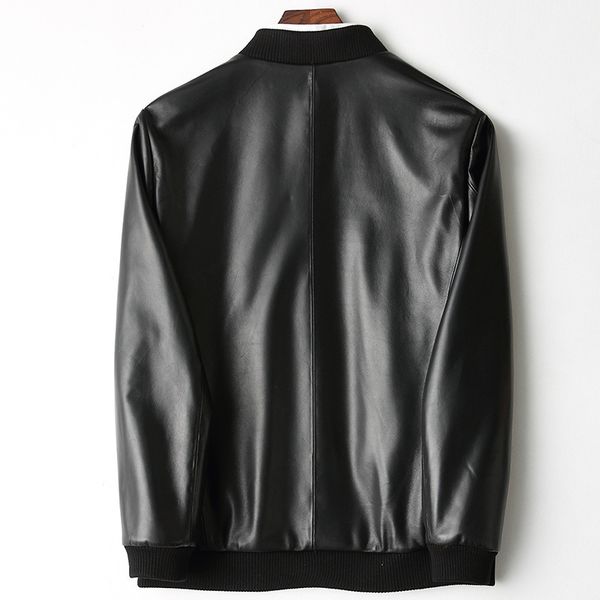 fashion men motorcycle sheepskin leather jacket stand collar long sleeve genuine leather bomber jacket man coat jaqueta de couro, Black
fashion men motorcycle sheepskin leather jacket stand collar long sleeve genuine leather bomber jacket man coat jaqueta de couro, Black