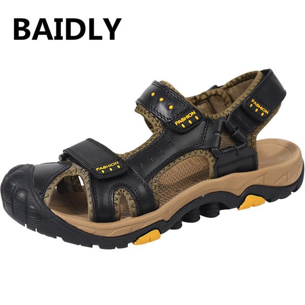 mens sandals cow split leather men sandals summer slipper real leather men beach gladiator big size, Black
mens sandals cow split leather men sandals summer slipper real leather men beach gladiator big size, Black