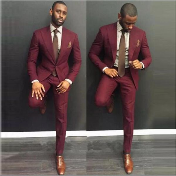 Custom Made Burgundy Men Suit Slim Fit Bestmen Groom Tuxedos Groom Wear Formal Suits Business Men Wear(Jacket +Pant)
Custom Made Burgundy Men Suit Slim Fit Bestmen Groom Tuxedos Groom Wear Formal Suits Business Men Wear(Jacket +Pant)
