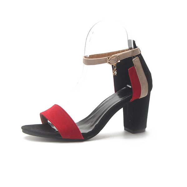 women summer sandals high thick heel lady sandals open toe ankle strap summer shoes chunky high heels party dress, Black
women summer sandals high thick heel lady sandals open toe ankle strap summer shoes chunky high heels party dress, Black