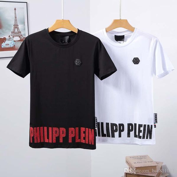 2020 luxury men's t-shirt phillips plains t-shirt fashion casual fitness o-neck men's t shirt summer short sleeve men's cloth, White;black
2020 luxury men's t-shirt phillips plains t-shirt fashion casual fitness o-neck men's t shirt summer short sleeve men's cloth, White;black