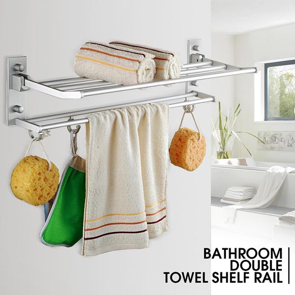 xueqin alumimum foldable bathroom towel rack holder storage hanger kitchen l towel clothes shelf with 5 hooks
xueqin alumimum foldable bathroom towel rack holder storage hanger kitchen l towel clothes shelf with 5 hooks