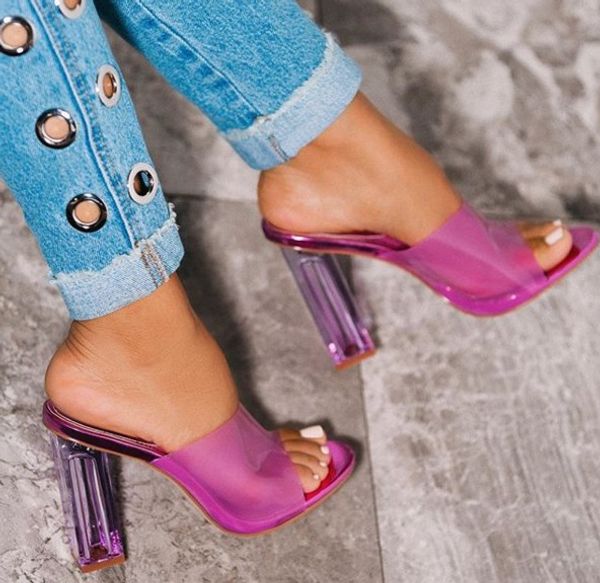 summer women sandals pvc transparent high heel 11cm shoes for women peep toe high heels sandals party wedding slippers shoes, Black
summer women sandals pvc transparent high heel 11cm shoes for women peep toe high heels sandals party wedding slippers shoes, Black