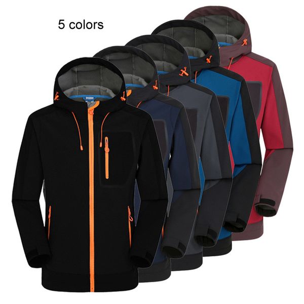 outdoor men soft shell jacket autumn winter windproof waterproof fleece warm hooded coats camping climbing windbreaker outerwear, Blue;black
outdoor men soft shell jacket autumn winter windproof waterproof fleece warm hooded coats camping climbing windbreaker outerwear, Blue;black