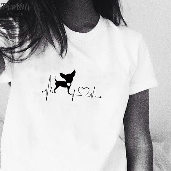heartbeat chihuahua dog lovers cotton t shirt heartbeat paw dogs tshirt for women short sleeve cotton animal print tees harajuku, White
heartbeat chihuahua dog lovers cotton t shirt heartbeat paw dogs tshirt for women short sleeve cotton animal print tees harajuku, White
