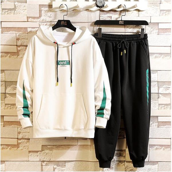 spring 2020 youth fashion hoodie set men's casual slim print hoodie set korean handsome two-piece sportswear, Black
spring 2020 youth fashion hoodie set men's casual slim print hoodie set korean handsome two-piece sportswear, Black