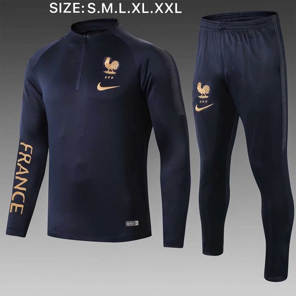 19/20 fff survetement maillot de foot barcelona france portugal survetement football 2 star griezmann mbappe tracksuits training suits @851, Gray
19/20 fff survetement maillot de foot barcelona france portugal survetement football 2 star griezmann mbappe tracksuits training suits @851, Gray