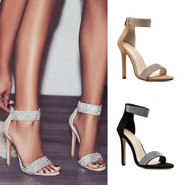 fashion women shoes high heels sandals stiletto sandals women crystal pumps sandalias female heels shoes ladies, Black
fashion women shoes high heels sandals stiletto sandals women crystal pumps sandalias female heels shoes ladies, Black