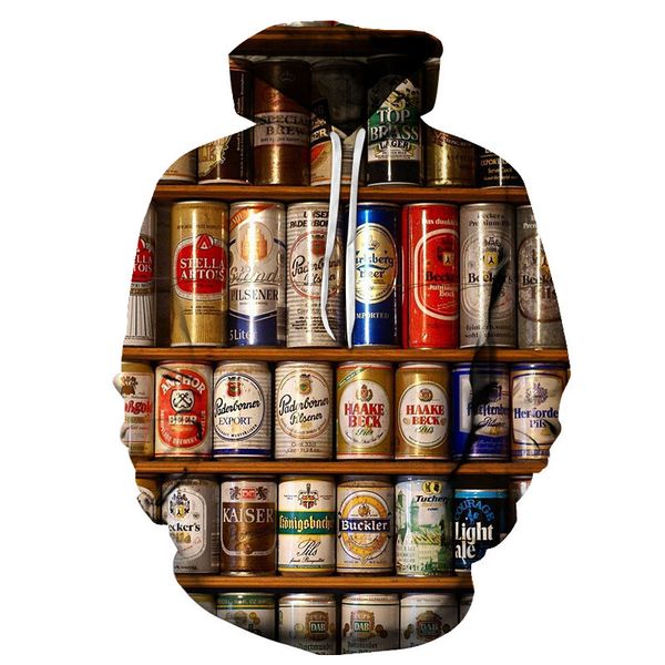 2020 latest beer mens hoodies various sweatshirts 3d printed neutral sleeves brand fashion streetwear casual pulloverss-6xl, Black
2020 latest beer mens hoodies various sweatshirts 3d printed neutral sleeves brand fashion streetwear casual pulloverss-6xl, Black