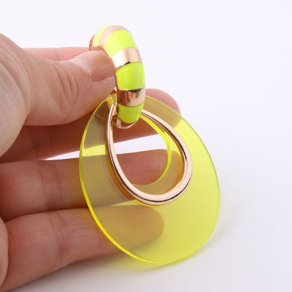 neefu wofu transparent pvc earring big earrings fluorescent yellow large glass earrings brinco ear oorbellen christmas, Silver
neefu wofu transparent pvc earring big earrings fluorescent yellow large glass earrings brinco ear oorbellen christmas, Silver