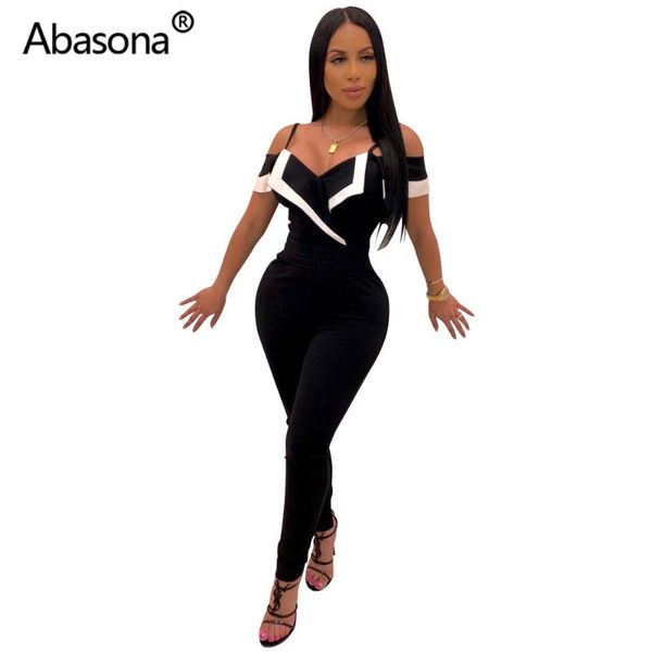 women short sleeve off the shoulder hollow out striped jumpsuit club night party rompers backless strap overalls one piece, Black;white
women short sleeve off the shoulder hollow out striped jumpsuit club night party rompers backless strap overalls one piece, Black;white