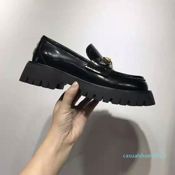 designer women platform lug sole loafers with horsebit buckles thick soles womens lady girl luxury leather casual price eur34-40 c23, Black
designer women platform lug sole loafers with horsebit buckles thick soles womens lady girl luxury leather casual price eur34-40 c23, Black