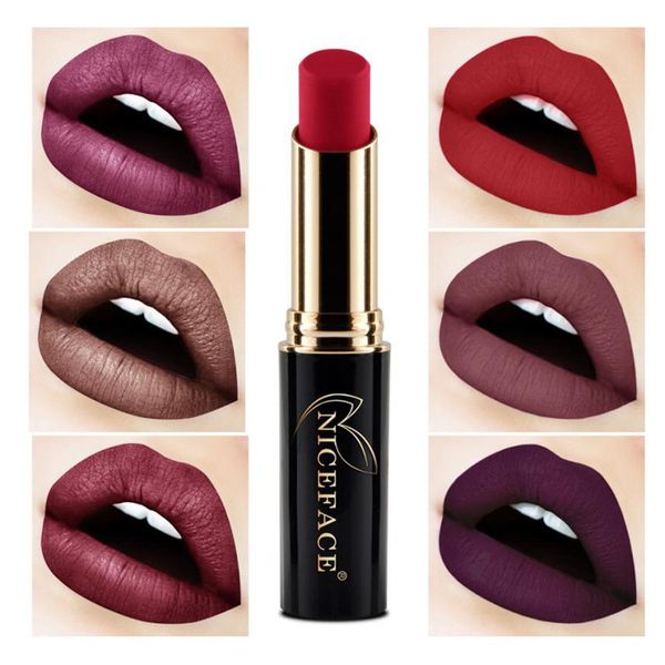 24 colors matte lipstick waterproof long lasting red pigments velvet mametallic lipsticks lips stick makeup
24 colors matte lipstick waterproof long lasting red pigments velvet mametallic lipsticks lips stick makeup