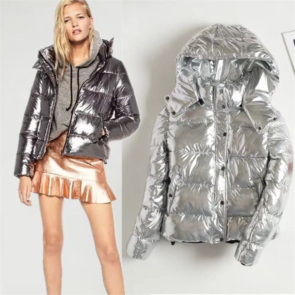 winter down jacket women coat 2018 silver metal ladies parka fashion winter warm coat dames abrigos mujer invierno, Black
winter down jacket women coat 2018 silver metal ladies parka fashion winter warm coat dames abrigos mujer invierno, Black